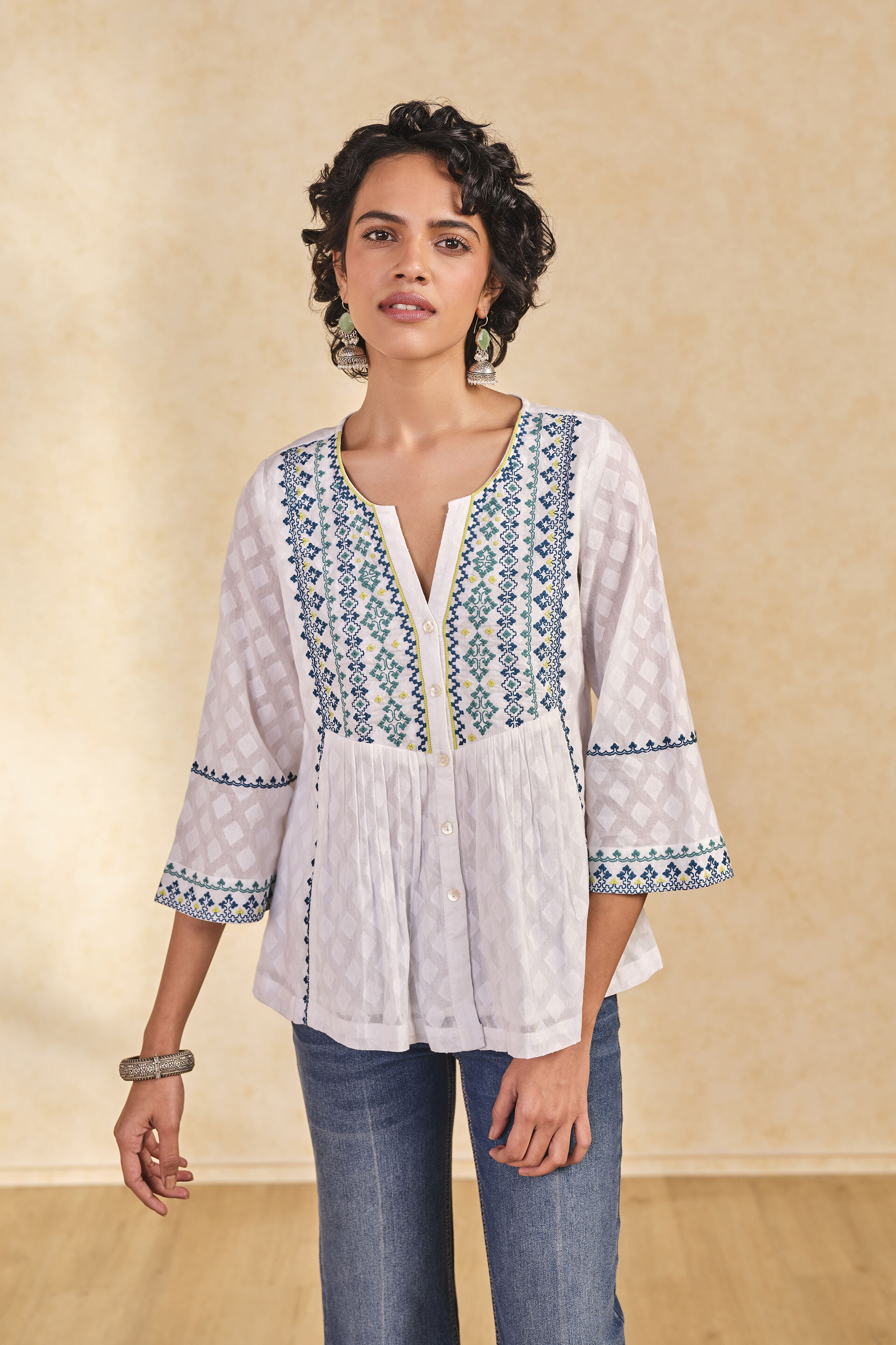 Buy Ethnic Tops for Women Online Ethnic Crop Tops at Global Desi